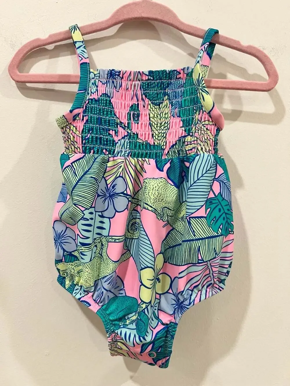 Carter's Infant Tropical Chameleon Swimsuit Size 6 months